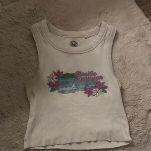 PacSun White Tank Top XS